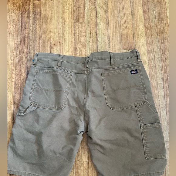 DICKIES FLEX MENS BROWN CARPENTER SHORTS SIZE 38(n - Picture 2 of 12